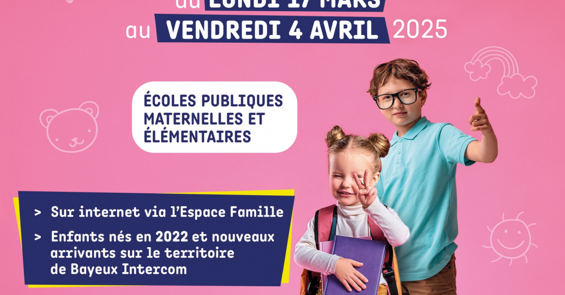 INSCRIPTIONS SCOLAIRES 2025/2026