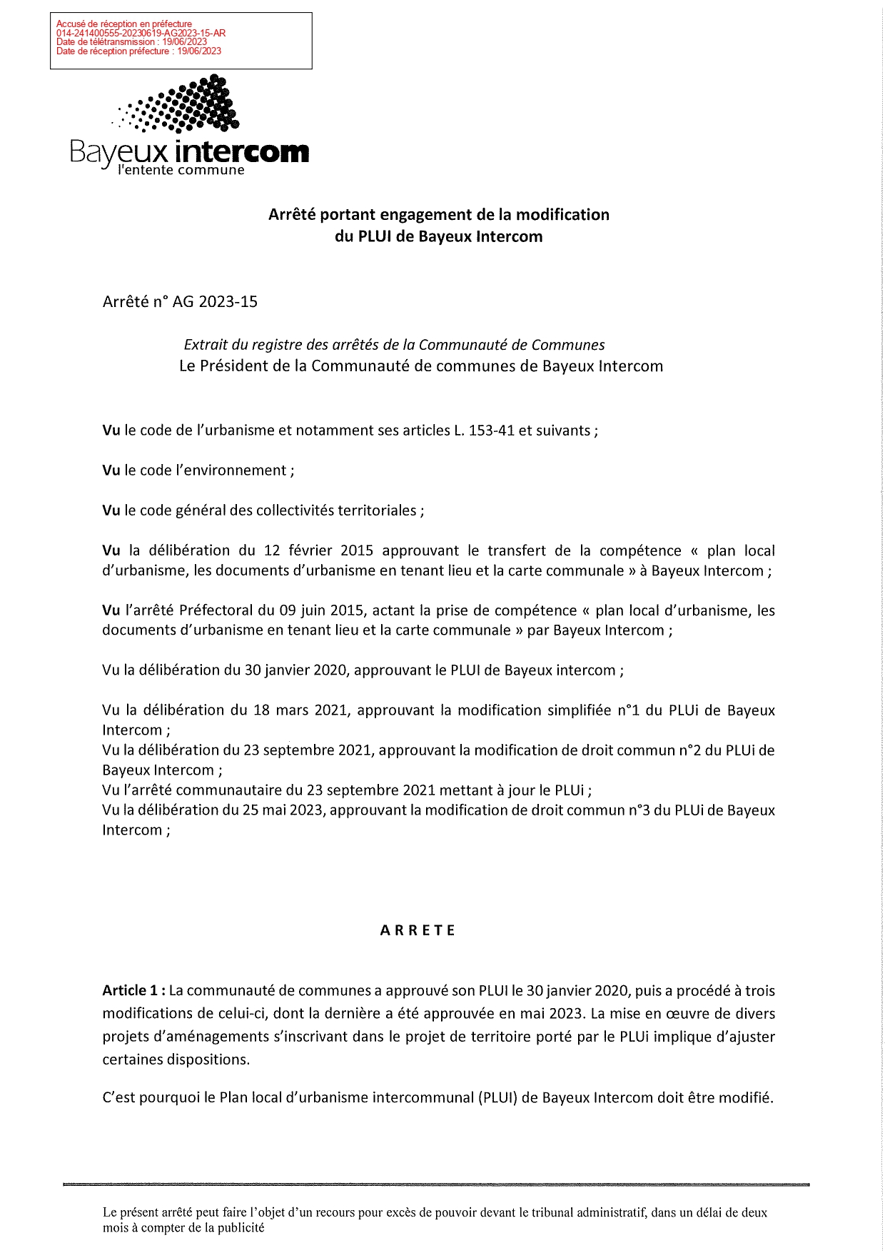 AG 2023 15 Engagement modification PLUi page 0001