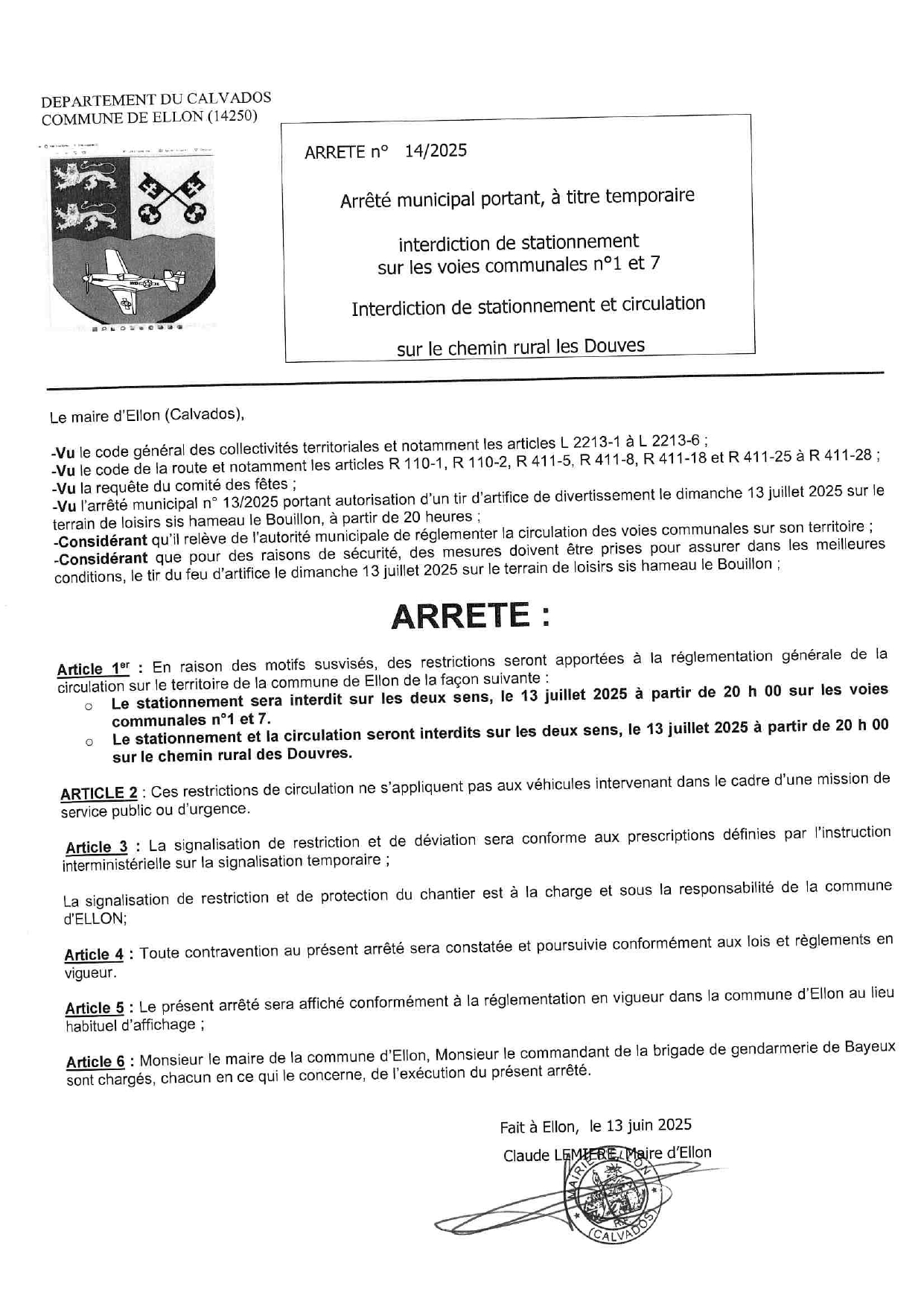 ARRETE page 0001