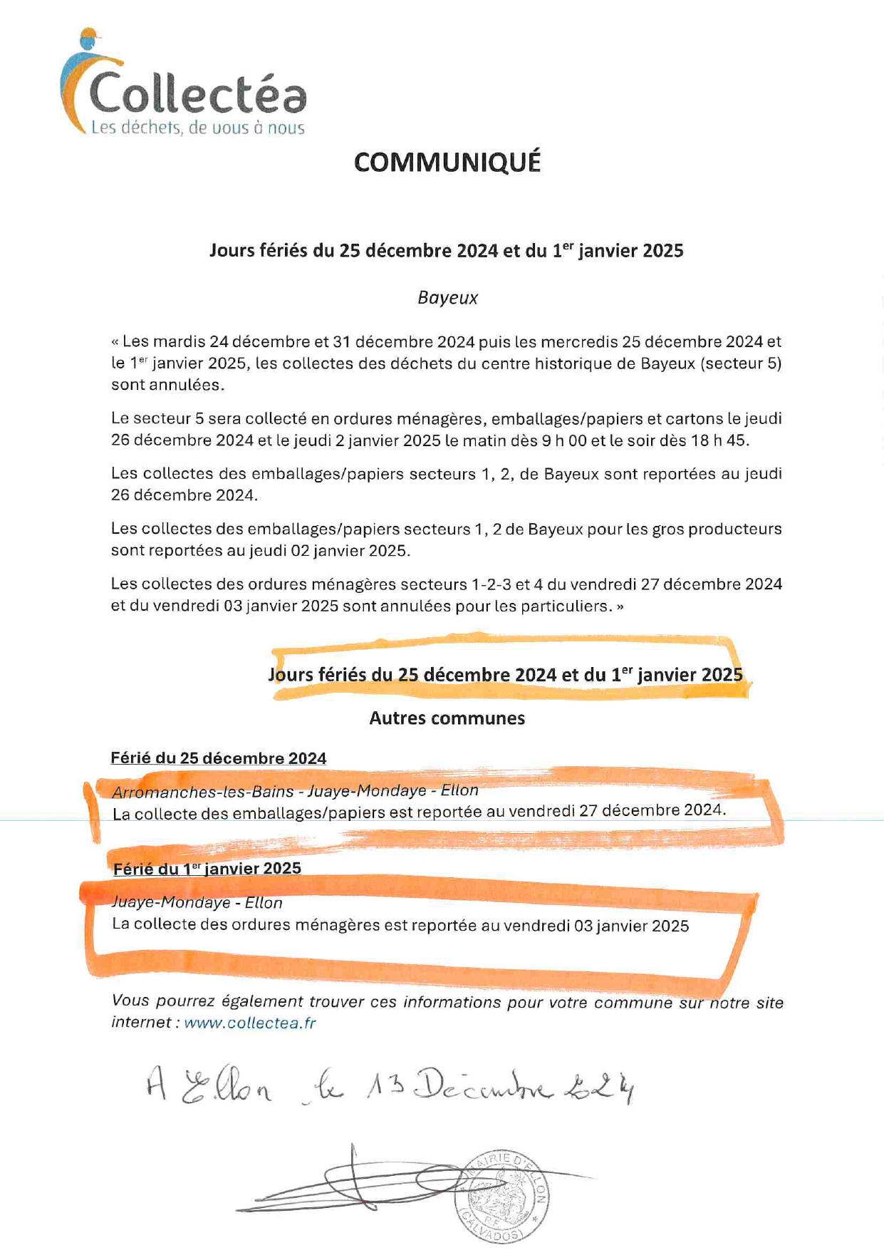 COMMUNIQUE page 0001