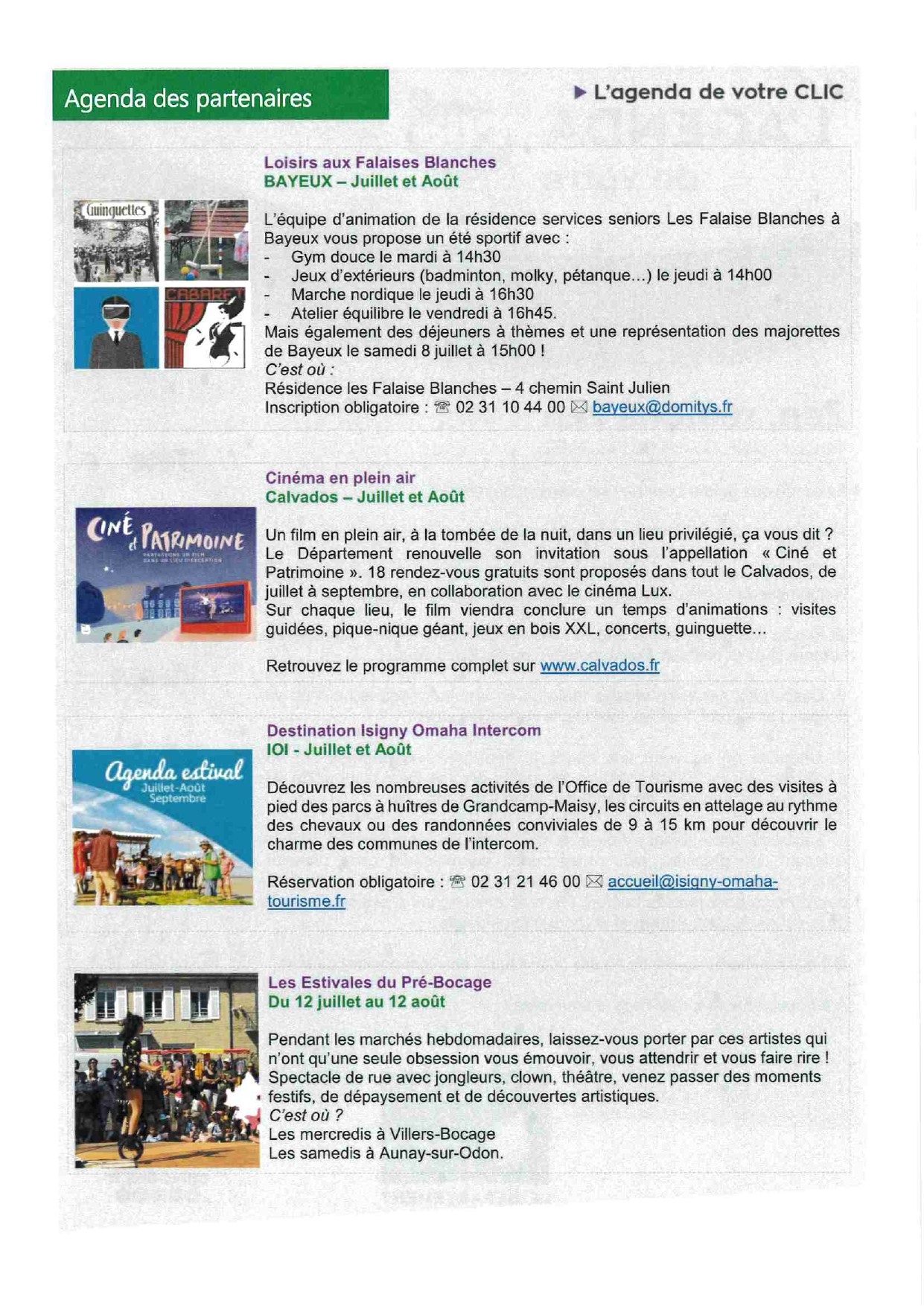 agenda CLIC du Bessin page 0002
