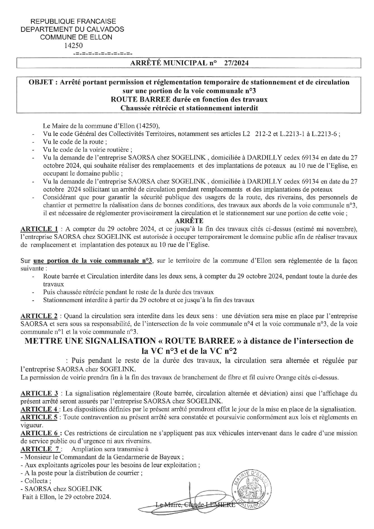 arrêté de circulation page 00011