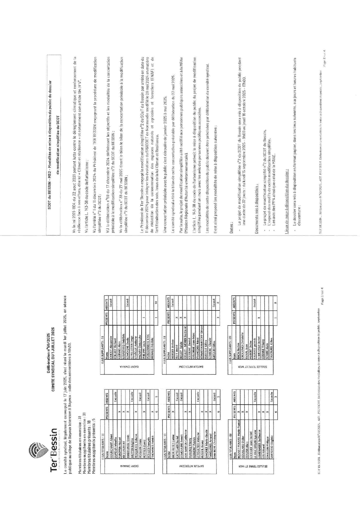 deliberation 1er juillet 2025 page 0001